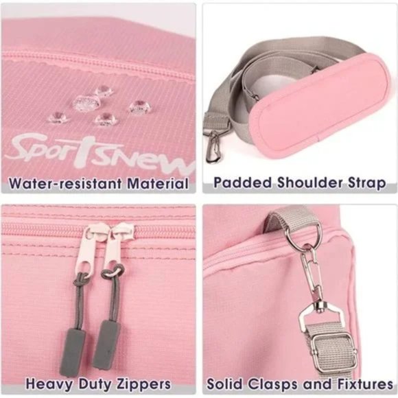 New Travel Duffel Bag for Men and Women Lightweight 1-Pink - Picture 3 of 7